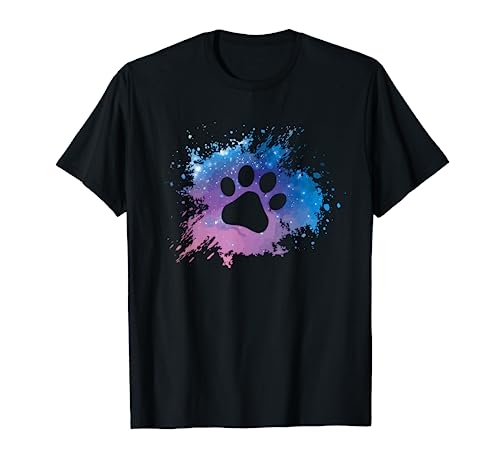Pfotenabdruck Geschenkidee für Hundebesitzer T-Shirt