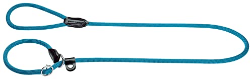 HUNTER FREESTYLE Retriever-Leine, mit integrierter Halsung, witterungsbeständig, 1,0 x 170 cm, petrol