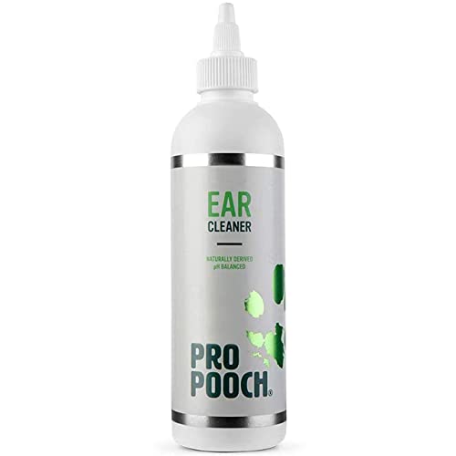 Pro Pooch Ohrreiniger für Hunde und Katzen - Wirkt gegen Juckreiz & Gerüche - Ohrenreiniger mit natürlichen Inhaltsstoffen für saubere Ohren - 250 ml