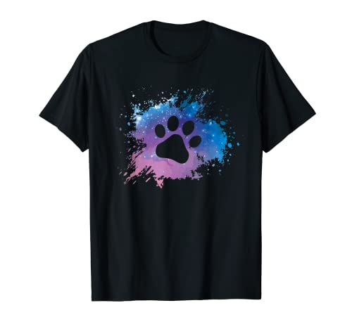 Pfotenabdruck Geschenkidee für Hundebesitzer T-Shirt