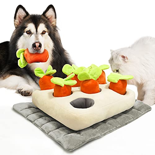 Uroncha Schnüffelteppich hundespielzeug Hund Interaktives Spielzeug Intelligenz Hund Spielzeug