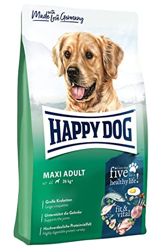 Happy Dog 60761 - Supreme fit & vital Maxi Adult - Hunde-Trockenfutter für große Hunde - 14 kg Inhalt