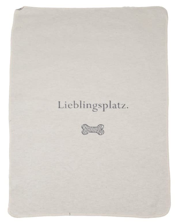 David Fussenegger Hundedecke 'Lieblingsplatz' 70 x 90 cm Rohweiß