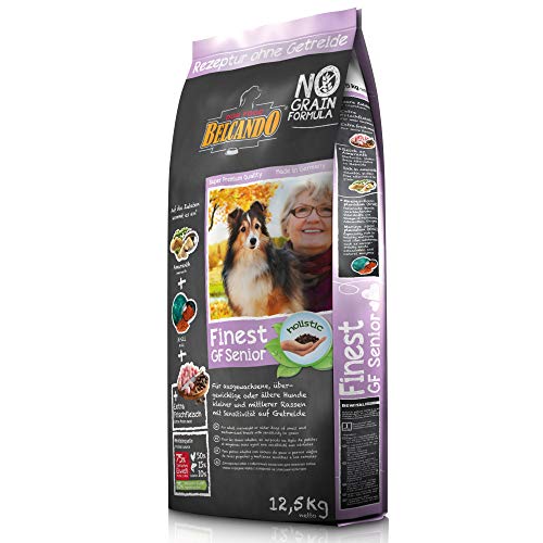 Belcando Finest GF Senior [12,5 kg] getreidefreies Hundefutter | Trockenfutter für empfindliche ältere Hunde | Alleinfuttermittel für Hunde ab 1 Jahr