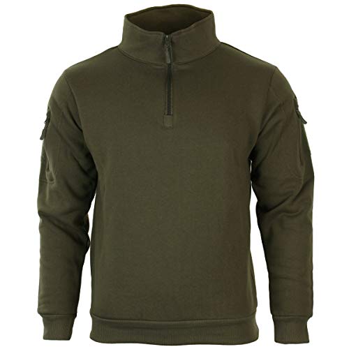 Mil-Tec Unisex Taktisch Sweatshirt, Grün, XL EU