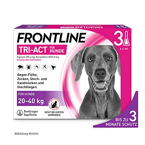FRONTLINE Tri-Act Lsg.z.Auftropfen f.Hunde 20-40kg 3 St